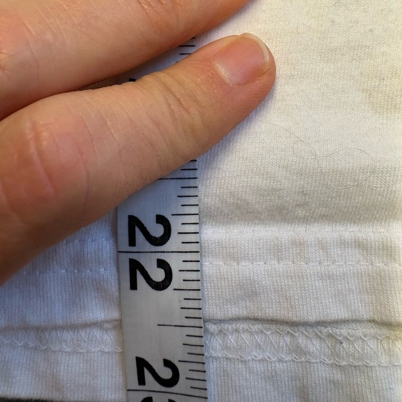 B&C Delirium elephant short sleeve white top 100% Organic Cotton women's size L - Picture 8 of 8